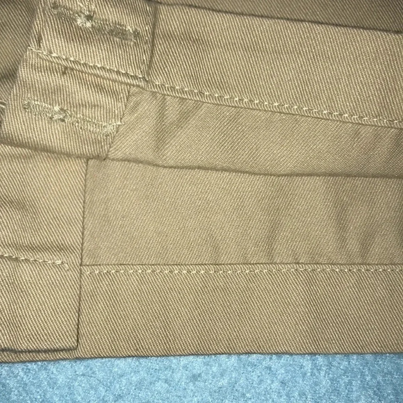 𝅺CHEROKEE school uniforms adjustable elastic waistband shorts tan NEW size 14 - Picture 4 of 5